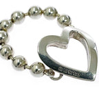 Gucci Silver Heart Ball Chain Ring 925 Engraved — view 6