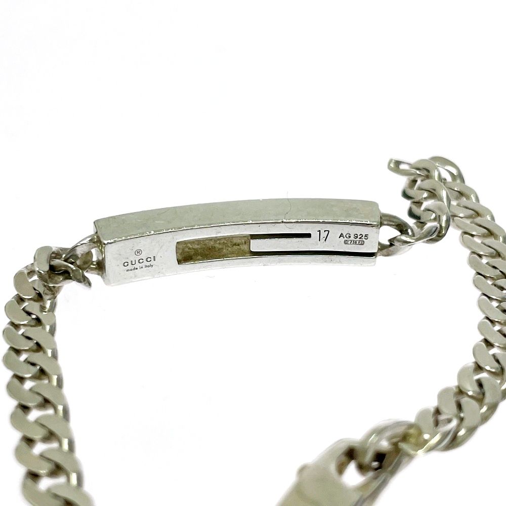 Gucci Silver Cutout Bracelet 925 Stamp — view 4