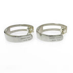 Gucci Silver-g Logo Hoop Earrings 925 Engraved — view 4