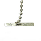 Gucci Silver Interlocking Ball Chain Necklace 925 Stamp — view 5