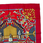 Hermes Scarf Silk Carre 90 Orgauphone ET Autres Mecaniques Pipe Organ — view 3