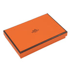 Hermes Coin Case Calviduo Rose Azalea Silver Epsom — view 9