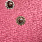 Hermes Coin Case Calviduo Rose Azalea Silver Epsom — view 6