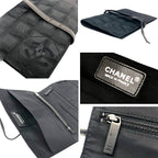 Chanel New Travel Line Pouch Case Black — view 3