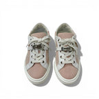 Hermes Day Sneakers Shoes Fabric Leather Pink White Silver Kelly — view 2