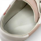 Hermes Day Sneakers Shoes Fabric Leather Pink White Silver Kelly — view 7