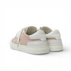 Hermes Day Sneakers Shoes Fabric Leather Pink White Silver Kelly — view 4