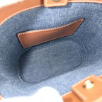 Celine Shoulder Bag Triomphe Mini Bucket Cuill Crossbody Denim — view 4
