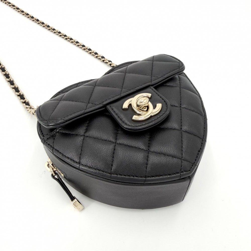 Chanel Shoulder Bag Crossbody Mini Chain Quilted — view 3