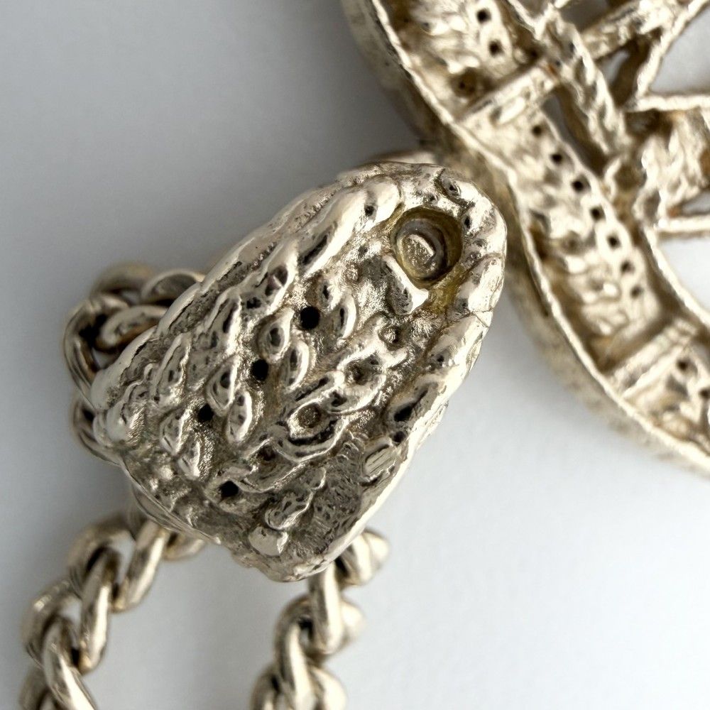 Chanel Necklace CC Logo Pendant Long — view 6