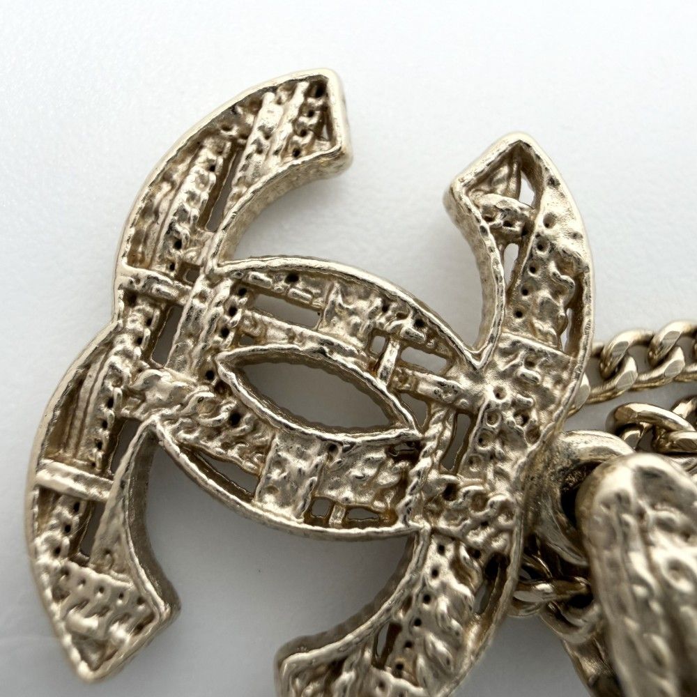 Chanel Necklace CC Logo Pendant Long — view 5
