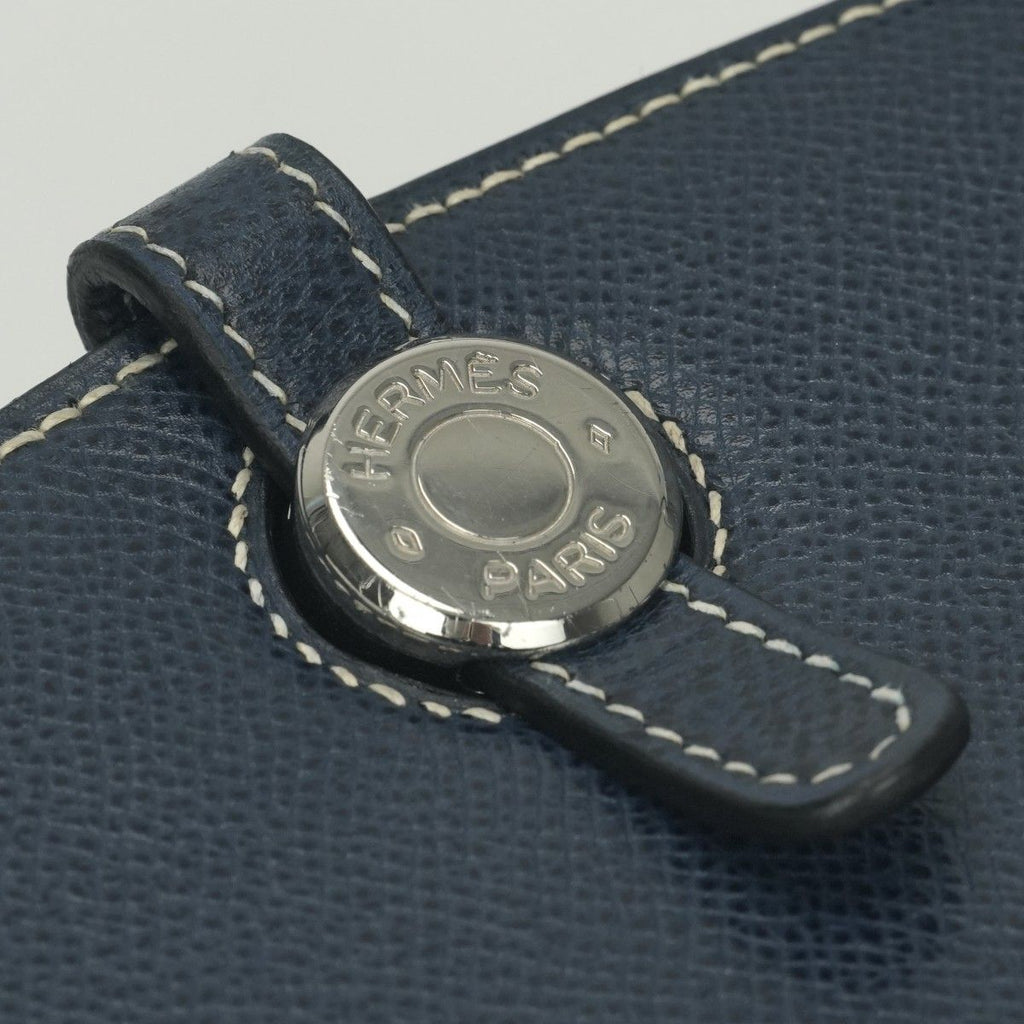 Hermes Dalvy MM Tote Lycee Blueroy Navy Silver Handbag — view 7