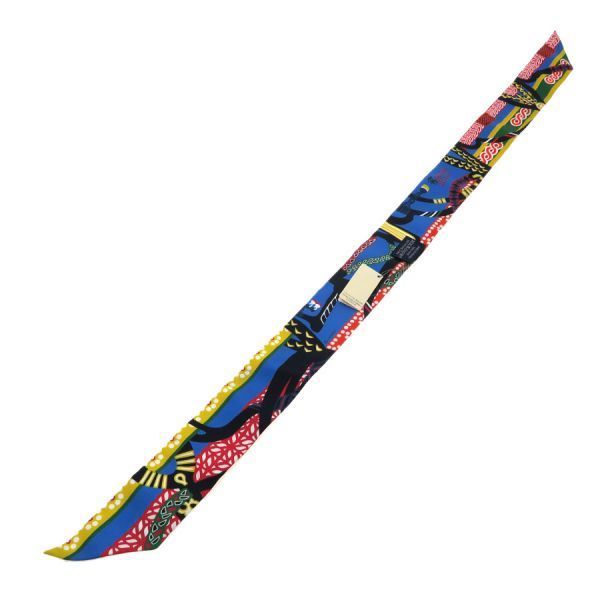 Hermes Twilly Silk Blue — view 3