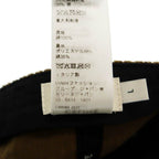 Celine Triomphe Logo Corduroy Baseball Cap Hat L Brown — view 9