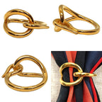 Hermes Jumbo Scarf Ring Clasp Gold — view 2
