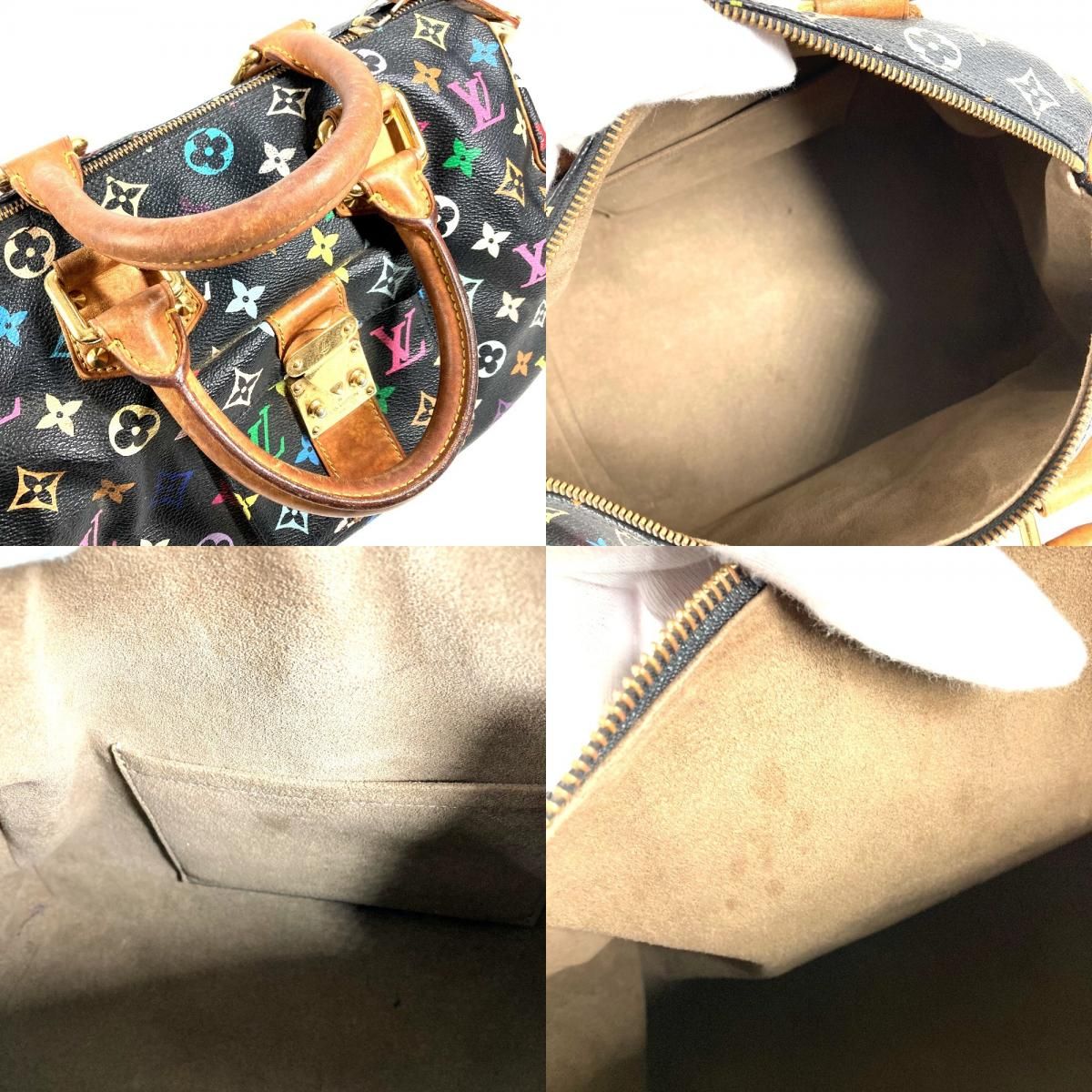 Louis Vuitton Handbag Speedy 30 Monogram Multicolor Canvas — view 9