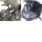 Loewe Handbag Logo Vertical Shape Tote Leather Black — view 9