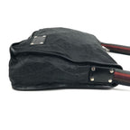 Fendi Shoulder Bag Zucca Logo Leather Nylon Black — view 4