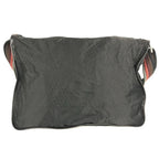 Fendi Shoulder Bag Zucca Logo Leather Nylon Black — view 2