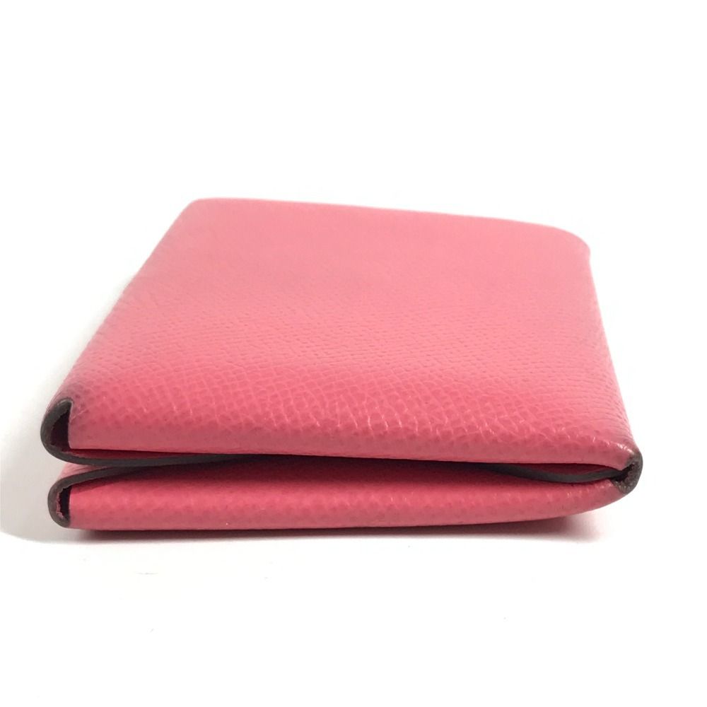Hermes Bifold Wallet Calvi Duo Epsom Rose Azalea Pink — view 4