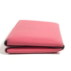 Hermes Bifold Wallet Calvi Duo Epsom Rose Azalea Pink — view 4