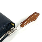 Hermes Bifold Wallet Azap Silk in Compact Leather Navy — view 7