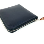 Hermes Bifold Wallet Azap Silk in Compact Leather Navy — view 6