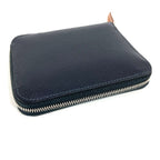 Hermes Bifold Wallet Azap Silk in Compact Leather Navy — view 5