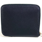 Hermes Bifold Wallet Azap Silk in Compact Leather Navy — view 2