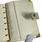 Louis Vuitton Notebook Cover Agenda PM Suhali Leather White — view 4