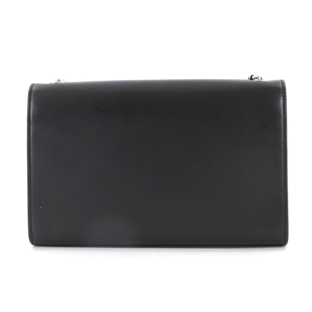Saint Laurent Kate Chain Shoulder Bag Leather Black Medium — view 2