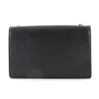Saint Laurent Kate Chain Shoulder Bag Leather Black Medium — view 2