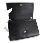 Saint Laurent Kate Chain Shoulder Bag Leather Black Medium — view 6