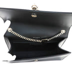 Saint Laurent Kate Chain Shoulder Bag Leather Black Medium — view 7