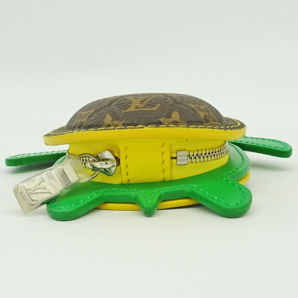 Louis Vuitton Charm Coin Case Turtle Tortoise Monogram Leather — view 5