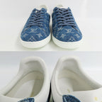 Louis Vuitton Luxembourg Line Sneakers Monogram Denim 8 Blue White — view 7