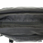 Prada Triangle Logo Nylon Messenger Shoulder Bag Black Aa — view 5