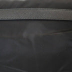 Prada Triangle Logo Nylon Messenger Shoulder Bag Black Aa — view 6