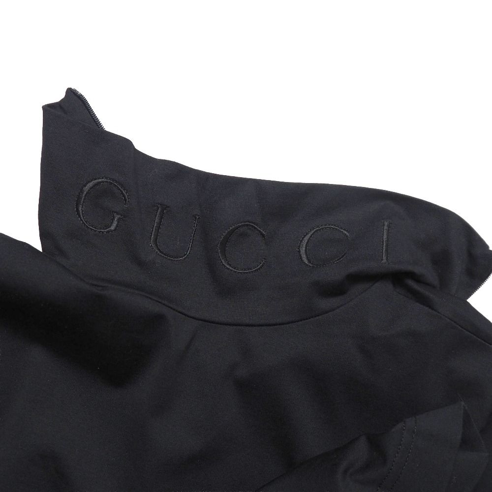 Gucci Vintage M Jersey High Neck Long Sleeve Hat Black — view 5
