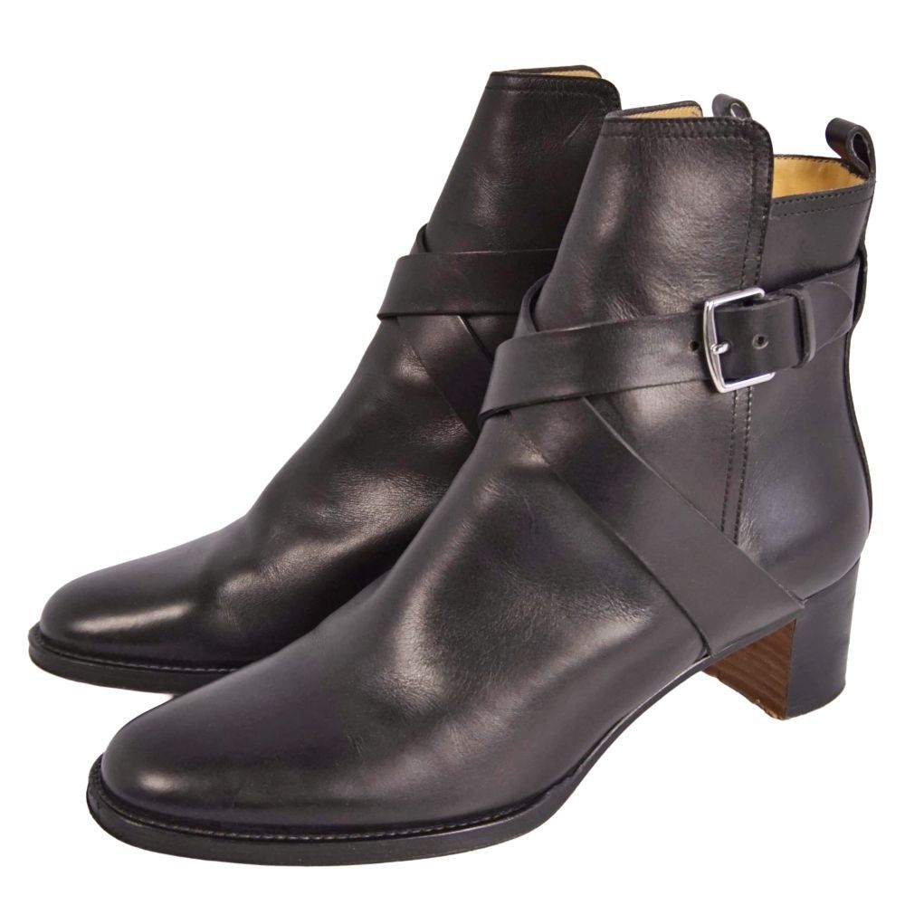 Hermes Boots Short Leather Shoes — view 2
