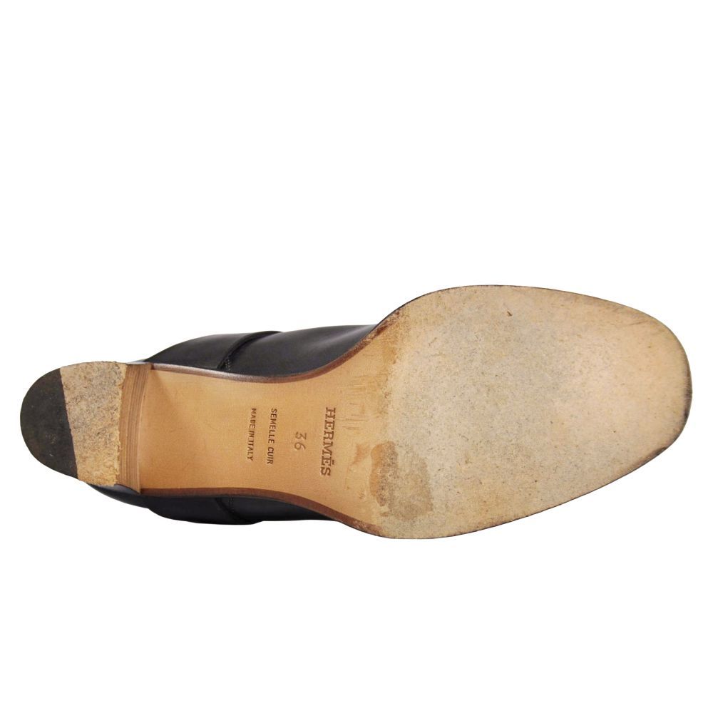 Hermes Boots Short Leather Shoes — view 8