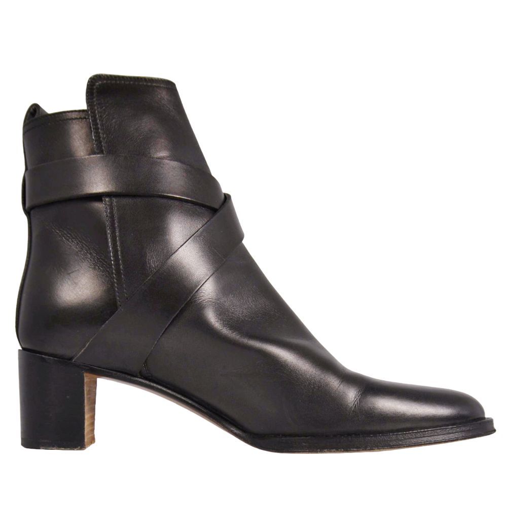 Hermes Boots Short Leather Shoes — view 6