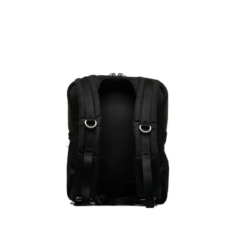 Prada Frankenstein Backpack Black Purple Nylon Fur — view 3