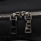 Prada Frankenstein Backpack Black Purple Nylon Fur — view 5