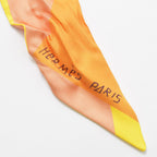 Hermes Twilly Sea Surf and Fun Yellow Multicolor Scarf — view 3