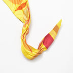 Hermes Twilly Sea Surf and Fun Yellow Multicolor Scarf — view 7