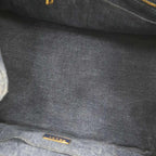 Prada Canapa Denim Handbag Indigo Blue — view 6