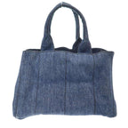 Prada Canapa Denim Handbag Indigo Blue — view 2