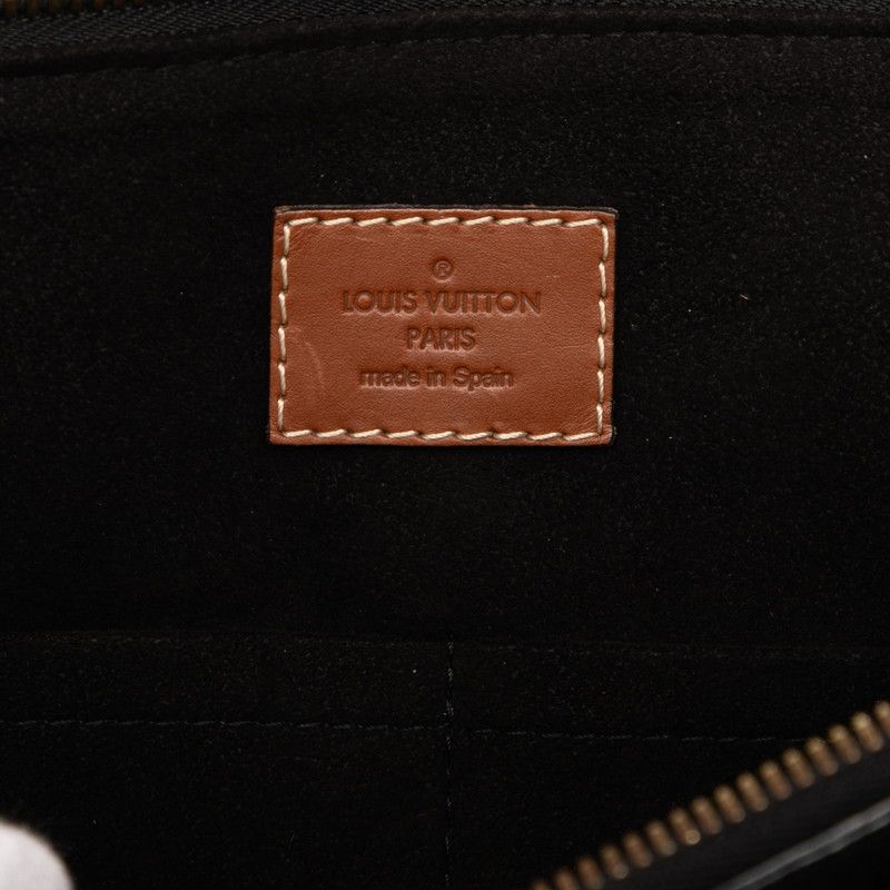 Louis Vuitton Monogram Pallas 2-Way Shoulder Bag Brown Noir Black — view 5