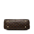 Louis Vuitton Monogram Pallas 2-Way Shoulder Bag Brown Noir Black — view 3